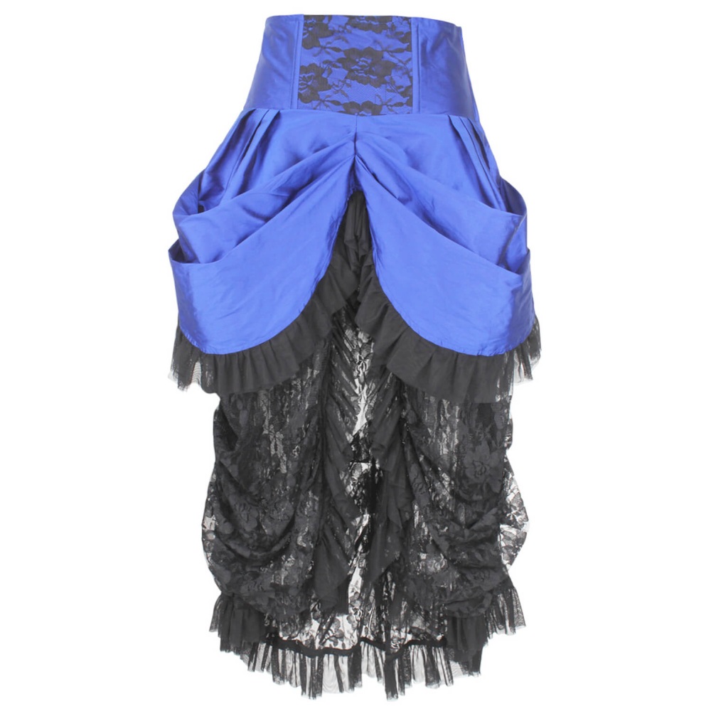 Attitude Corsets - GX-213 - Victorian Hoch niedriger Rock - Blau